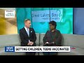 Getting children, teens vaccinated