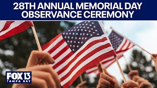 28th annual Memorial Day Observance ceremony