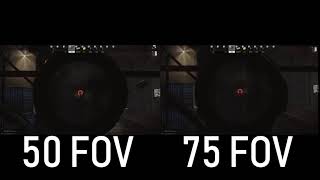 EFT: M4A1: Prone - Full auto 50 vs. 75 FOV