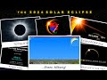 The Total Solar Eclipse of April 8, 2024 from Albany, NY