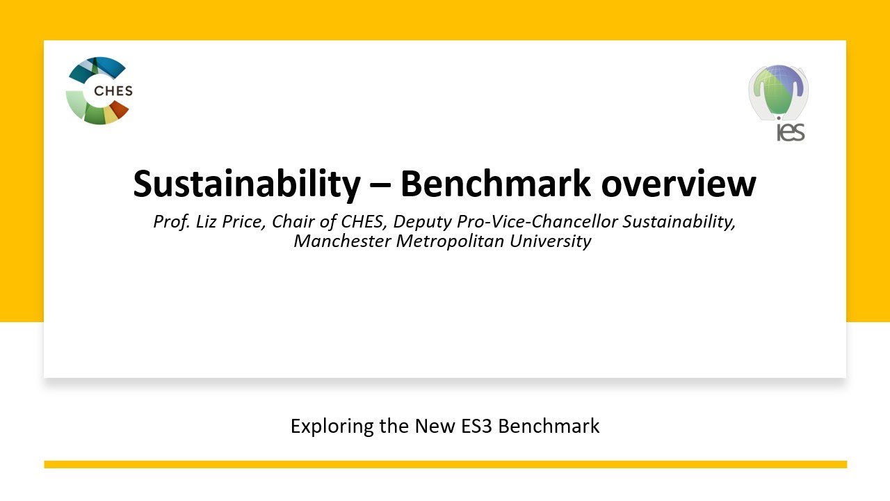 Sustainability Benchmark Overview Youtube
