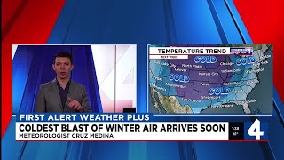 Coldest blast of arctic air arrives soon