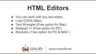 HTML Code Editors - HTML Tutorial For Beginners 2