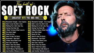 Eric Clapton, Elton John, Phil Collins, Bee Gees, Rod Stewart Soft Rock Ballads 70s 80s 90s🥳