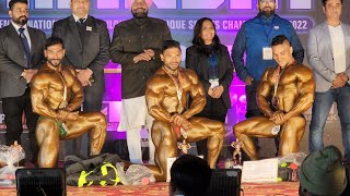 75 kg category - IBBF MR INDIA 2022 with commentary | Men's Bodybuilding