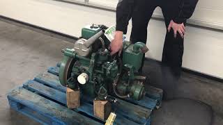 Volvo Penta MD1B 10 PK Marine diesel motor met keerkoppeling stocknr 3355