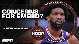 Embiid's BACK But Is Knee Issue A Concern? | The Hoop Collective