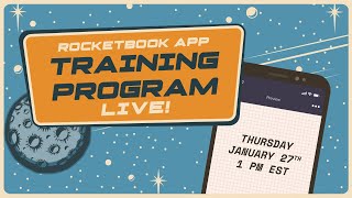 Rocketbook App Training Program LIVE