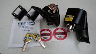 MotorHome Security HEOSafe Ducato Cab Door Deadlocks