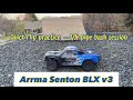 Arrma Senton BLX v3-Quick Practice Flip Session-1/4 Pipe-3s Lipo-punch Settings On 1-