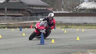 2024年1月3日 関西パイロン初走り YZF-R25 ノムさん1411