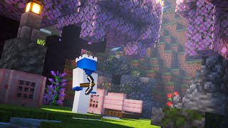 Building a Cherry Blossom Sanctuary in Minecraft