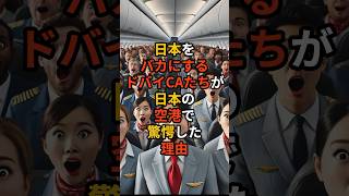 日本をバカにするドバイCAたちが日本の空港で驚愕した理由【海外の反応】#外国人の反応 #外国の反応