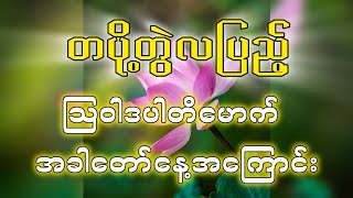 တပို့တွဲလပြည့်နေ့. သြဝါဒပါတိမောက်အခါတော်နေ့. Admin U Zinn. STT Note စာသင်သားမှတ်စု