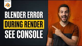 Blender Error During Render See Console (Quick Fix Guide)