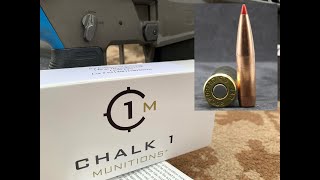 6.5 Creedmoor (6.5x48mm) 147gr ELD Match Subsonic, Chalk 1 Munitions