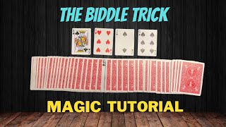 The Biddle Trick - Sleight Of Hand Magic Card Trick Tutorial