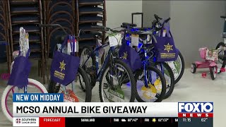 Mobile County Sheriff’s Office hands out dozens of bikes for Christmas