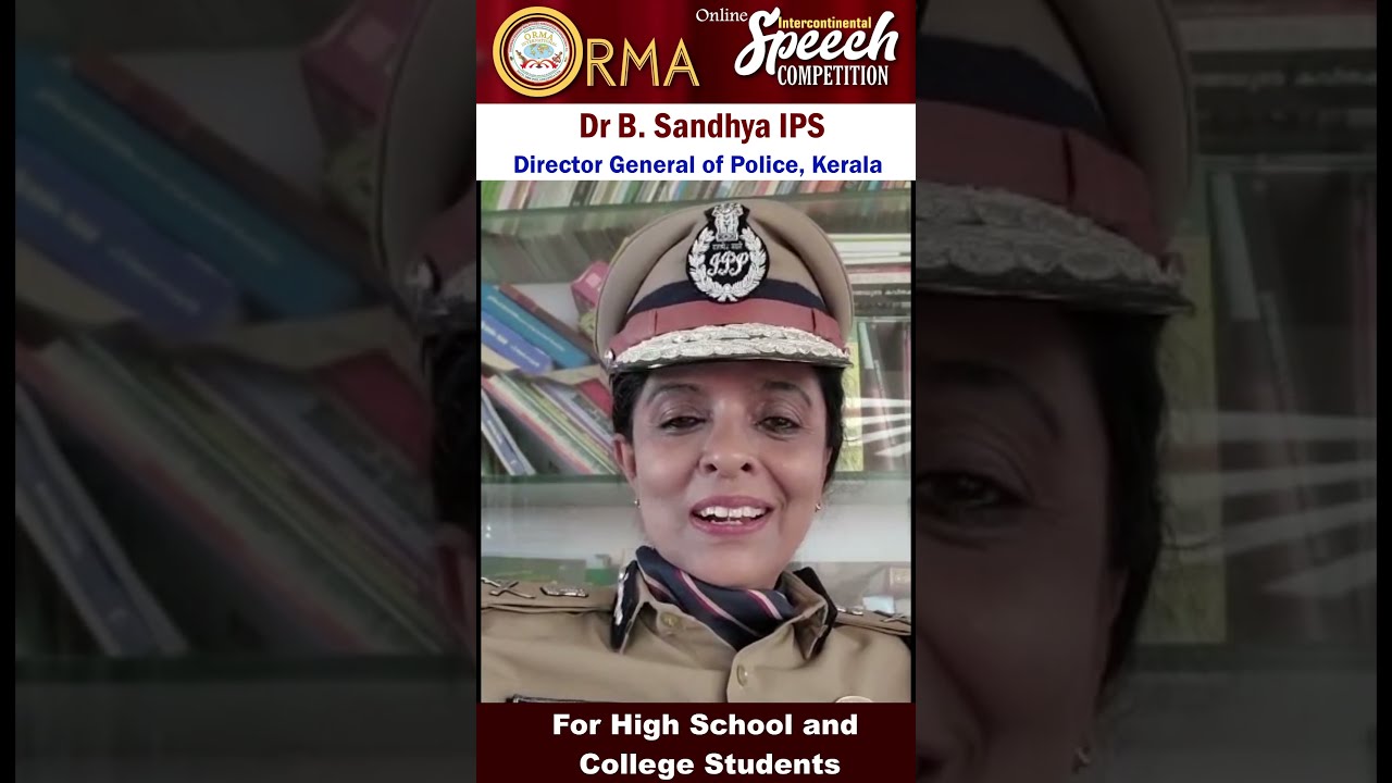 Message From Dr B. Sandhya IPS, Director General Of Police, Kerala ...