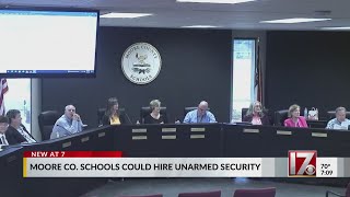 Moore County Schools Could Hire Unarmed Security