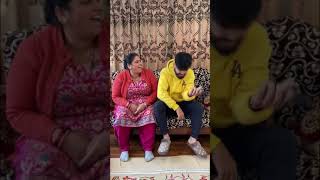 Puru sigdel and his mom funny video 😜#shorts