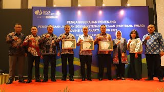 Pemkot Jakarta Timur Raih Paritrana Awards Provinsi DKI Jakarta dari BPJS Ketenagakerjaan