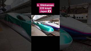 World's Fastest Trains 🚄 #trains #bullettrains #shinkansen #tgv #maglev