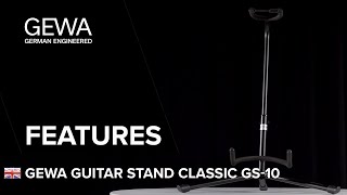 FEATURES 🇬🇧 GEWA Guitar Stand Classic GS-10