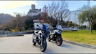 Moto giro del18 12 2024 Castel Drena, Lago di Cavedine, la strada nella roccia, Terlago. Con Amar .