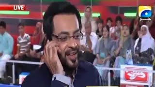 You can’t make Aamir Liaquat🤴🏾Fool 🤐| A girl trying to made ALH fool 🤔 | Funny clip 😂❤️‍🔥