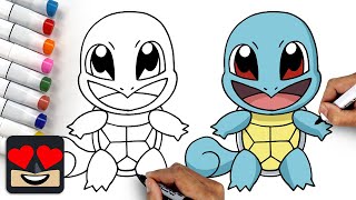 How To Draw Pokemon | Squirtle