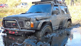 NISSAN PATROL vs TOYOTA 70 vs SUZUKI JIMNY vs ISUZU TROOPER  [MUD OFF Road] #2