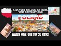 30 Best Places to visit Poland | BPTV ENGLISH