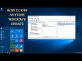 Disable windows update automatically permanent 