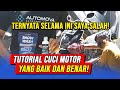 Step by step cara mencuci motor manual yang baik dan benar #snowwash #siliconepolish #automova