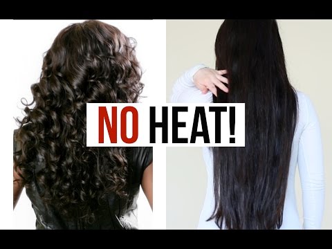 How To Straighten Hair WITHOUT HEAT! (MY Straight Hair Tutorial) How To Straighten Hair WITHOUT HEAT! (MY Straight Hair Tutorial)