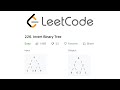 LeetCode Invert Binary Tree Solution Explained - Java