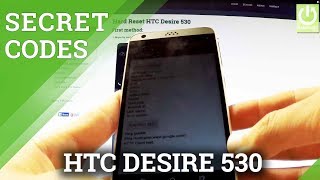 Secret Codes HTC Desire 530 - Hidden Menu