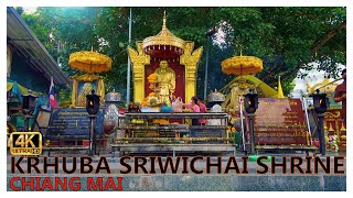 CHIANG MAI, Shrine of Khruba SriWichai on the road to Doi Suthep. Thailand | ครูบาศรีวิชัย