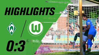 Oberdorf staubt ab zum 1:0 🔥 | Highlights | Werder Bremen - VfL Wolfsburg 0:3