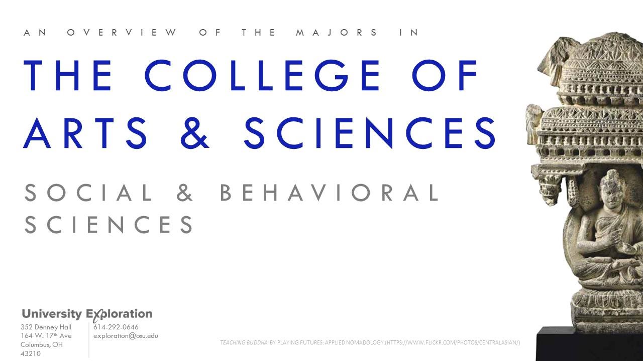 College Overview: Arts & Sciences (Social & Behavioral Sciences) - YouTube