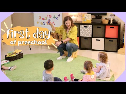 First day of school for toddlers and preschoolers