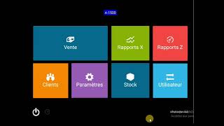 Démonstration caisse enregistreuse tactile Android