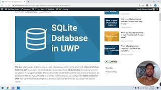 How to use SQLite Database in UWP (Universal Windows Platform)