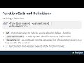 Defining Functions in Python