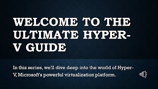 Ultimate Hyper-V Guide: Virtualization Made Easy!