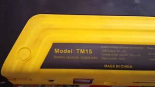 TM15 Jump Starter Review