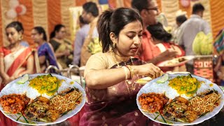 Bengali Wedding Reception Party Food Menu | Bengali Wedding Food | Indian Wedding Food | বিয়ে বাড়ি