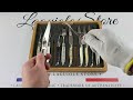 laguiole cutlery set 6 mixed horn 12 piece