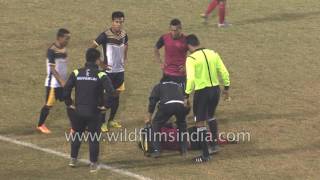 Football tournament in India: Tamchon trophy final match - second half